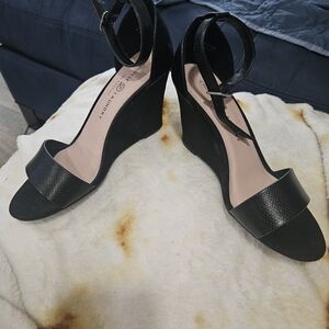 Chinese Laundry Wedge Sandals with Ankle Strap